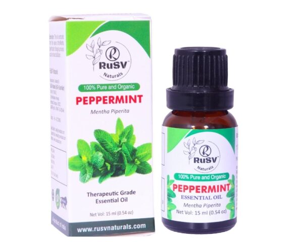 RuSV Naturals Peppermint Essential Oil (15 ml)