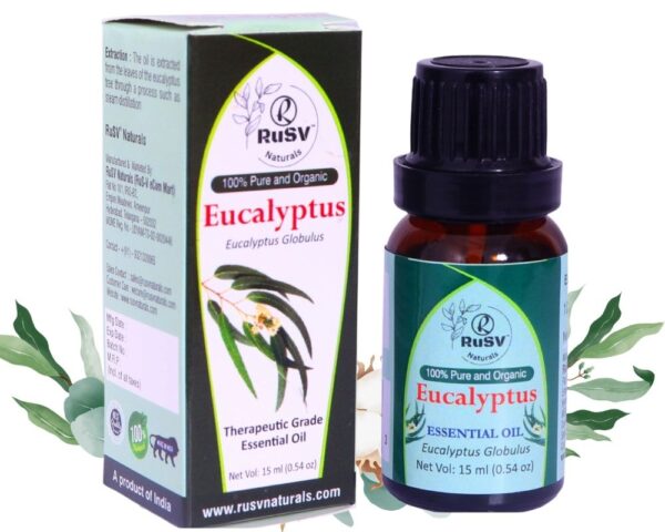 RuSV Naturals Eucalyptus Essential Oil (15 ml)